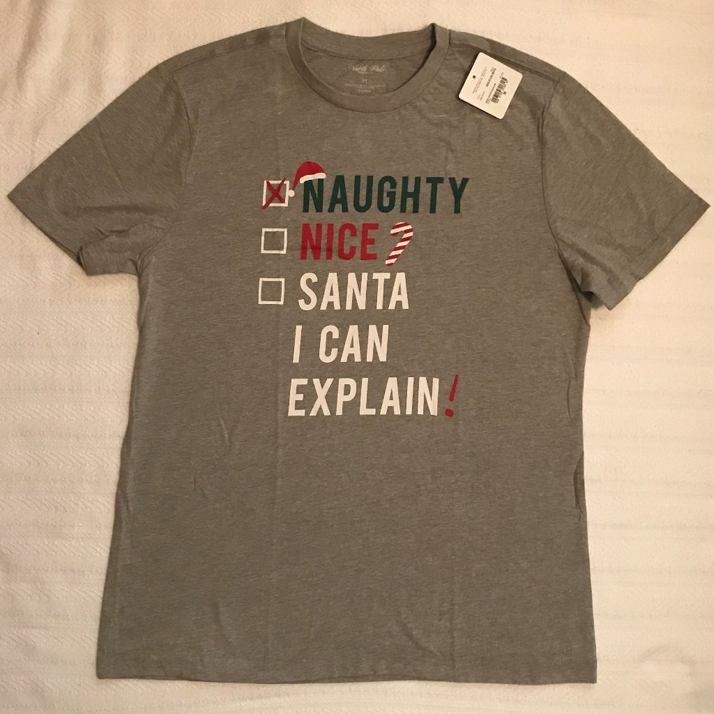 Mens CHRISTMAS T Shirt NORTH POLE TRADING CO 0533